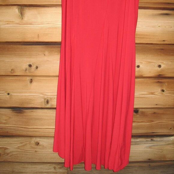 Jump Apparel Juniors One Shoulder Jersey Gown with Cutout - Picture 8 of 9